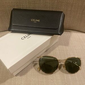 Celine Oval Mineral Lens Sunglasses